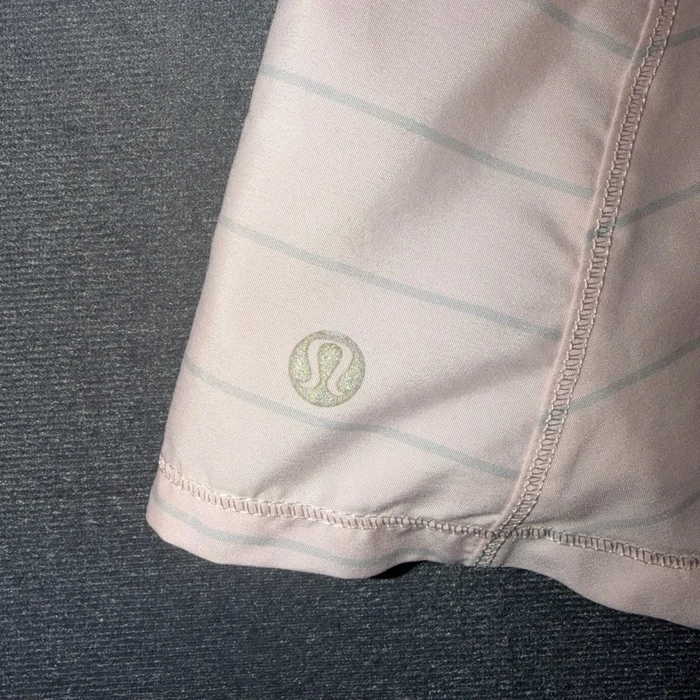 Lululemon Fast Cat‎ Skirt Slalom Stripe Pretty Pink Tennis Running Skort 6